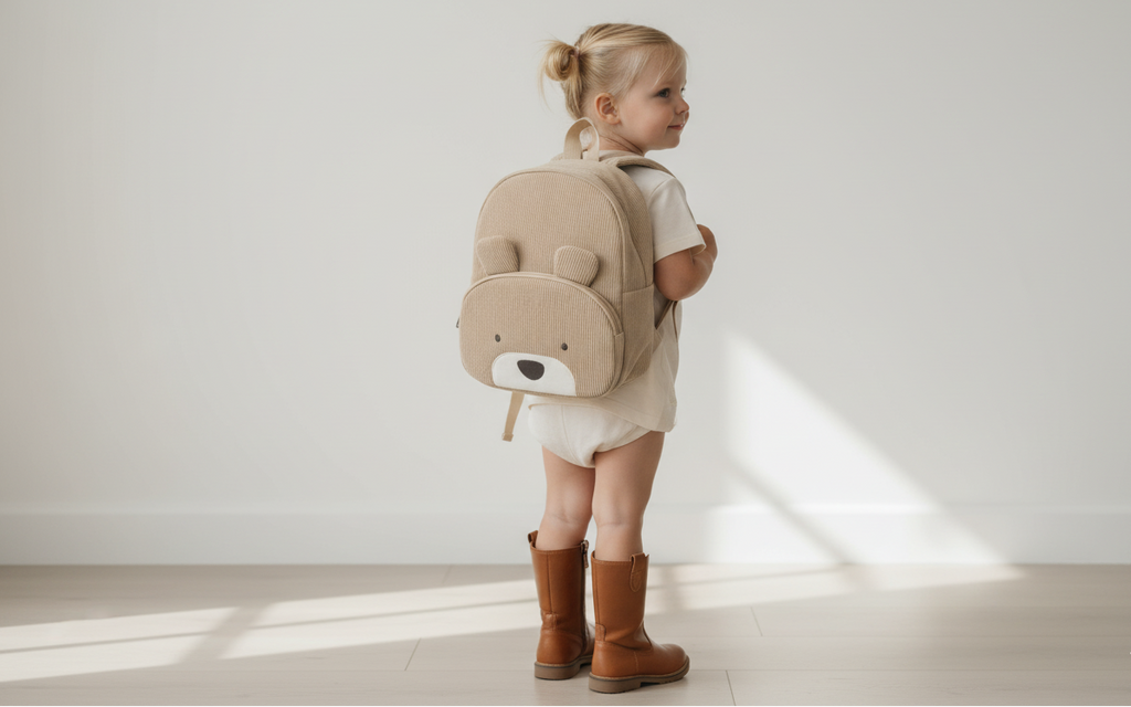 תיק דובי רקמת שם